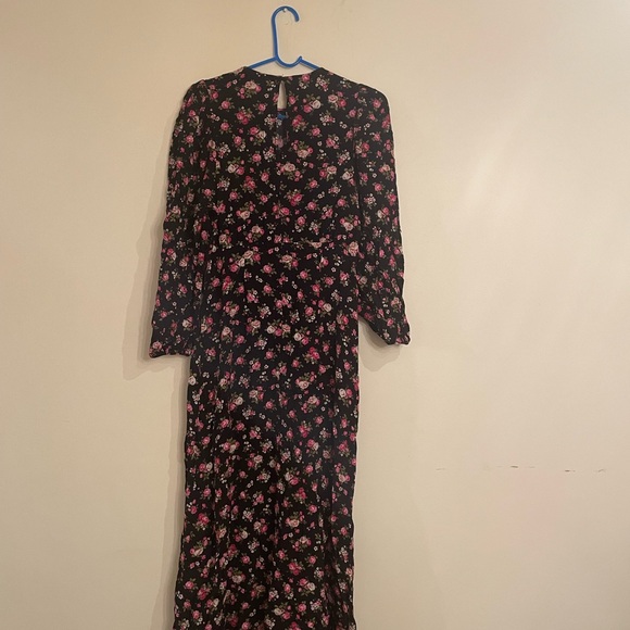 NWT Zara Maxi Rose Dress - Picture 4 of 5
